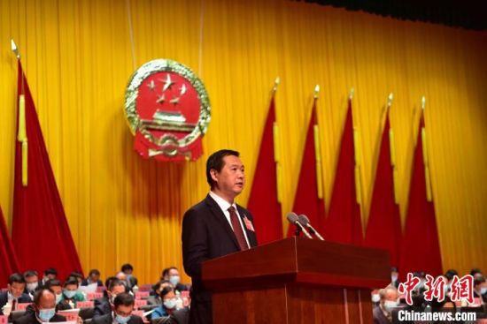 南平市市长袁超洪。 张丽君 摄 南平市市长袁超洪。 张丽君 摄