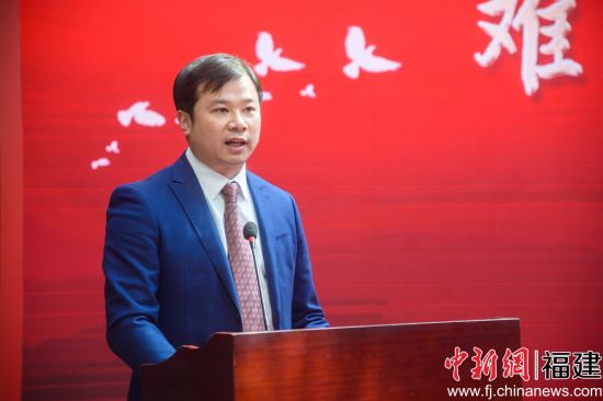 4、张永森致辞。李南轩 摄 4、张永森致辞。李南轩 摄