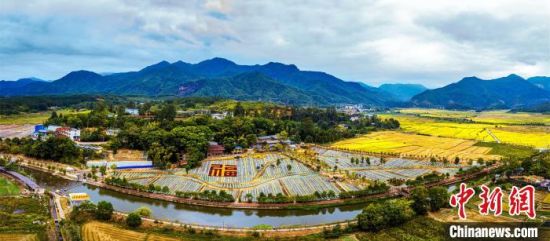 图为俞邦村全景。黄三定摄